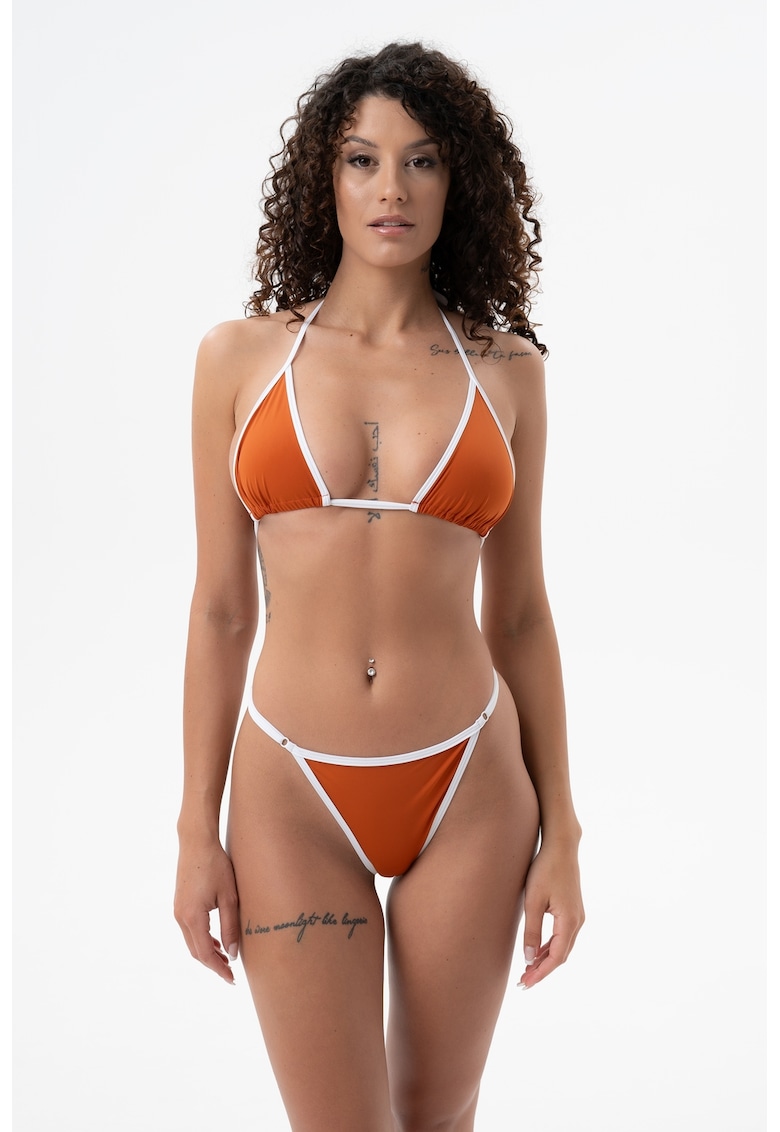 Costum de baie cu logo - 2 Piese - Portocaliu stins