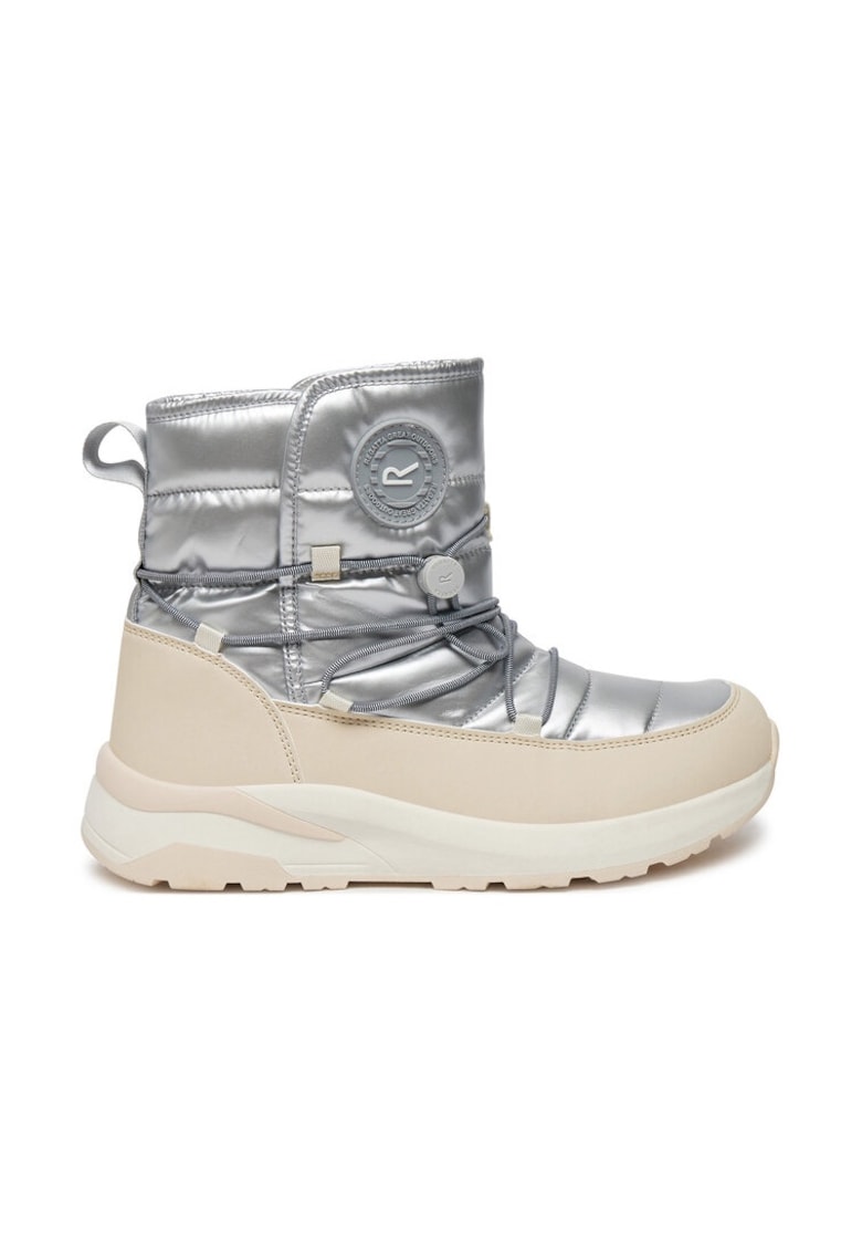 Cizme dama -  74987 - Piele ecologica - Argintiu