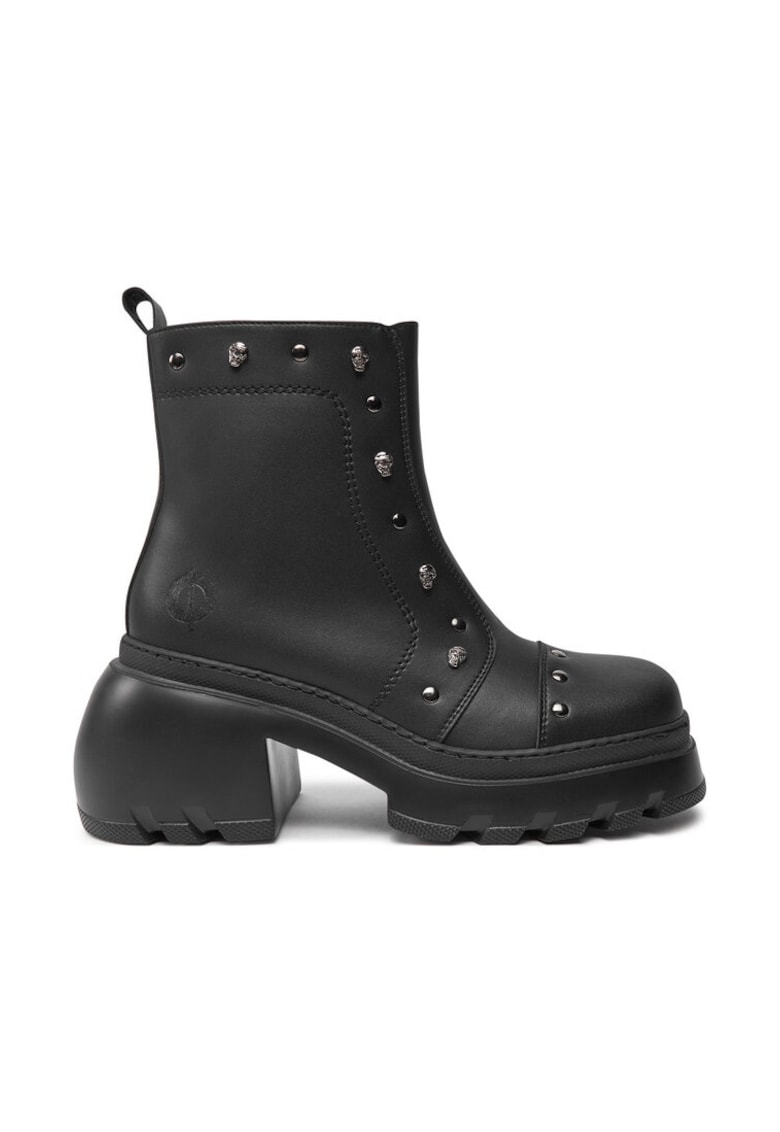 Botine Tatum Negru -  Piele ecologica