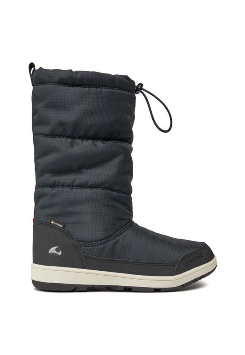 Cizme dama -  07223 - Piele ecologica - Negru