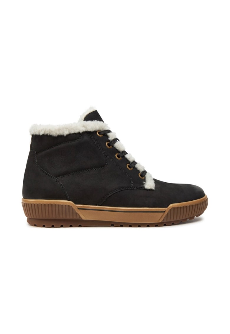 Botine 9-26206-43 Negru -  Piele nabuc - Negru