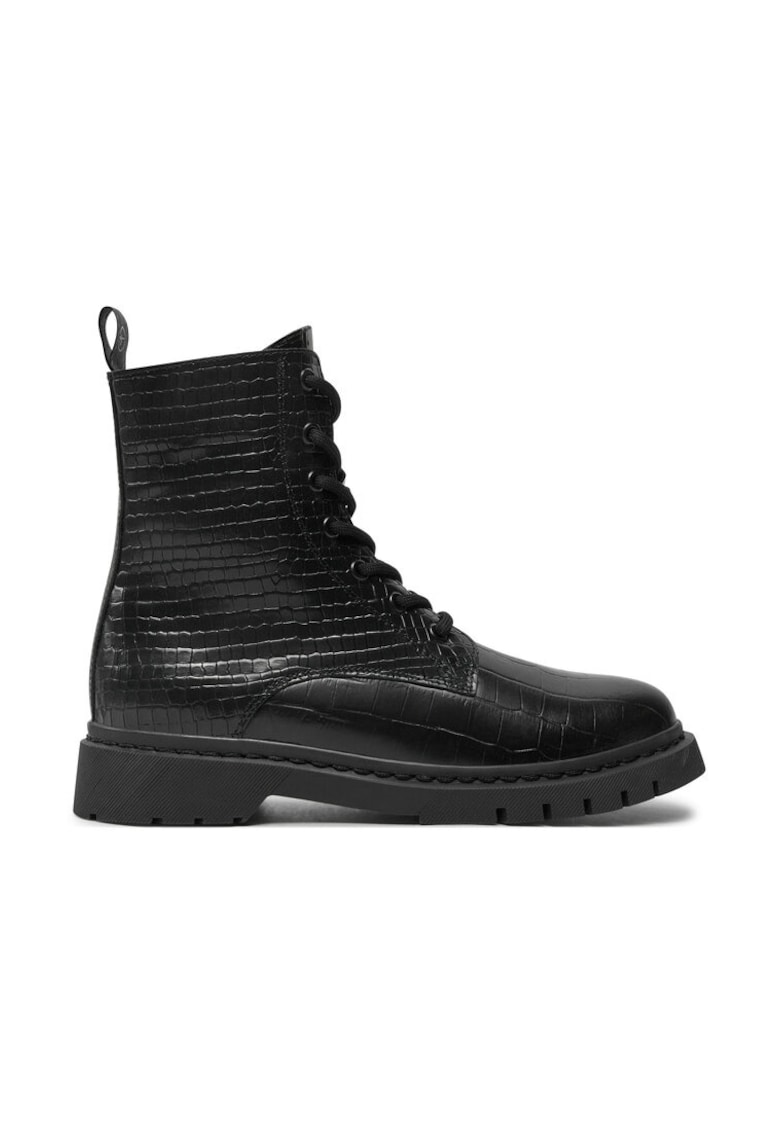 Ghete dama -  304121 - Piele ecologica - Negru -