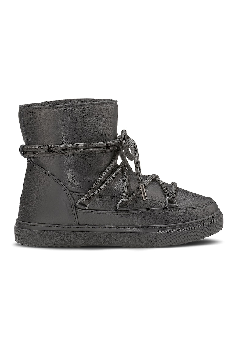 Ghete slip-on de piele - Negru