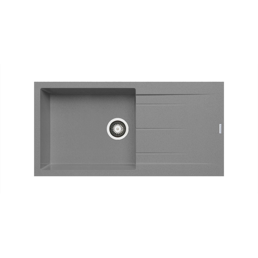 Chiuveta bucatarie Alazia 100x50cm 1B 1D Industrial Grey