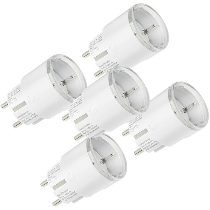 Plug S MTR Gen3 cu monitorizarea energiei, Putere 2500W, 12A, WiFi, IP20, Alb