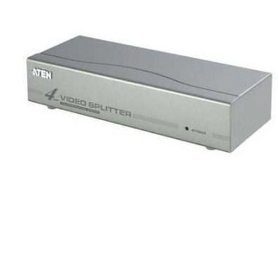 ATEN VS94A 4-Port Video Splitter Video-In 1x HDB-15 Male, Out 4x HDB-15 Female