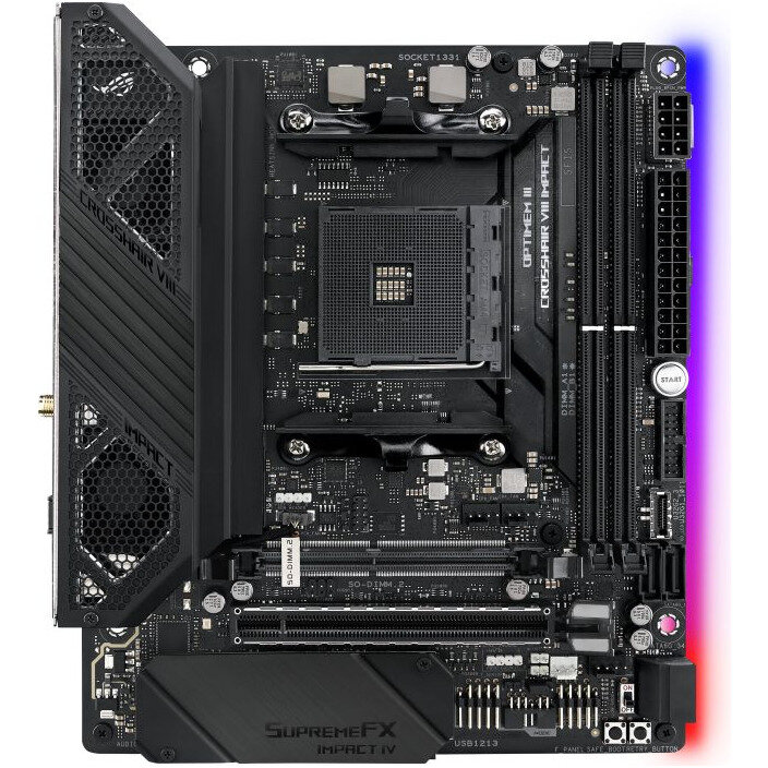 ASUS MB AMD X570 SAM4 MDTX/ROG CROSSHAIR VIII IMPACT ASUS