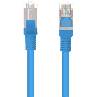 Patchcord, LANBERG, PCF6-10CC-0300-B, Albastru