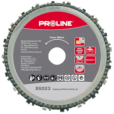 DISC CU LANT PENTRU LEMN 230MM