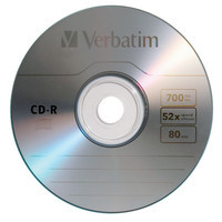 Mediu optic VERBATIM CD-R 52X 700MB SP100/PK EXPROT