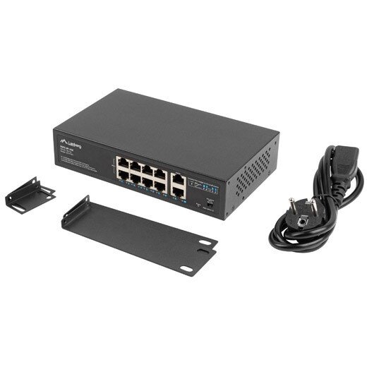 Switch RSFE-8P-2GE-120 Negru