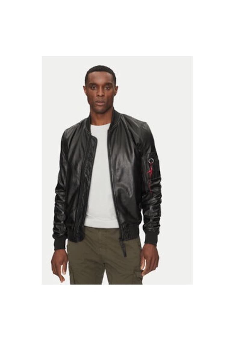 Geaca barbati -  305301574 - Piele naturala - Negru - Negru