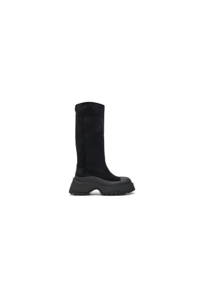 Cizme dama  304870439 - Textil - Negru - Negru
