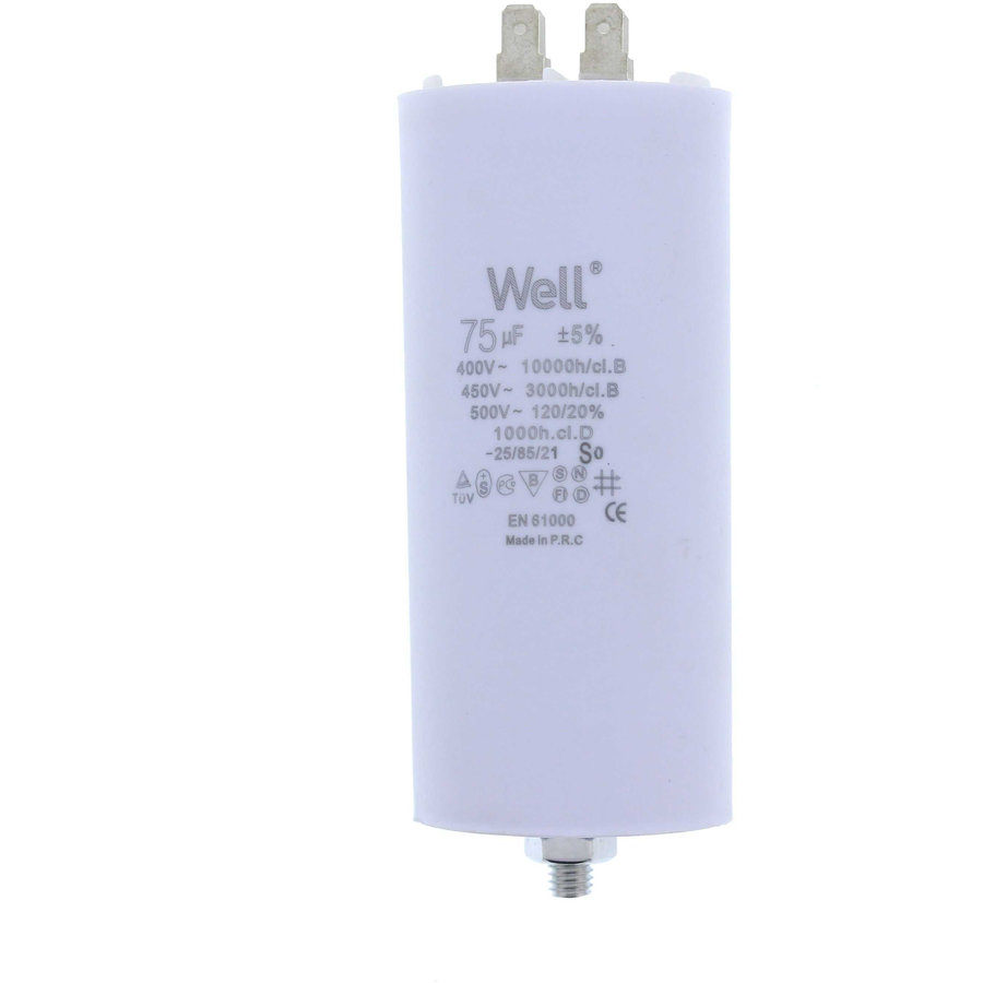 Condensator Pornire Motor 400V 75uF White