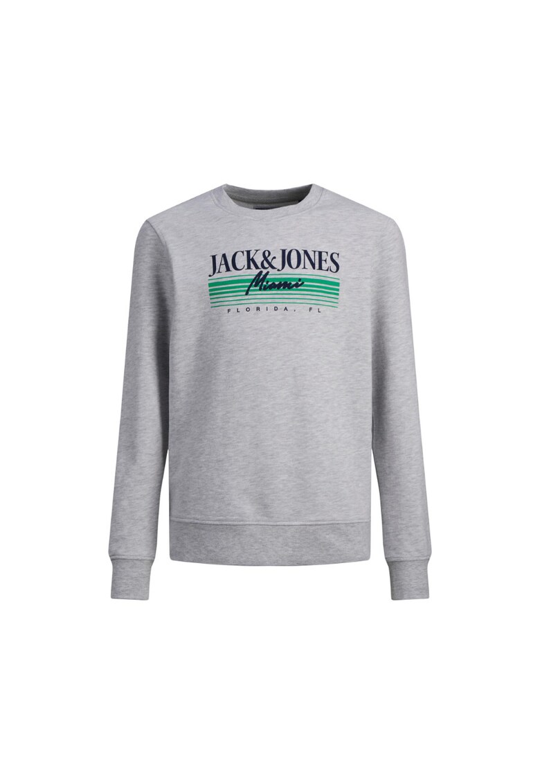 Hanorac Baieti - Jack&Jones Junior - 302035021 - Bumbac/Poliester - Alb - Alb