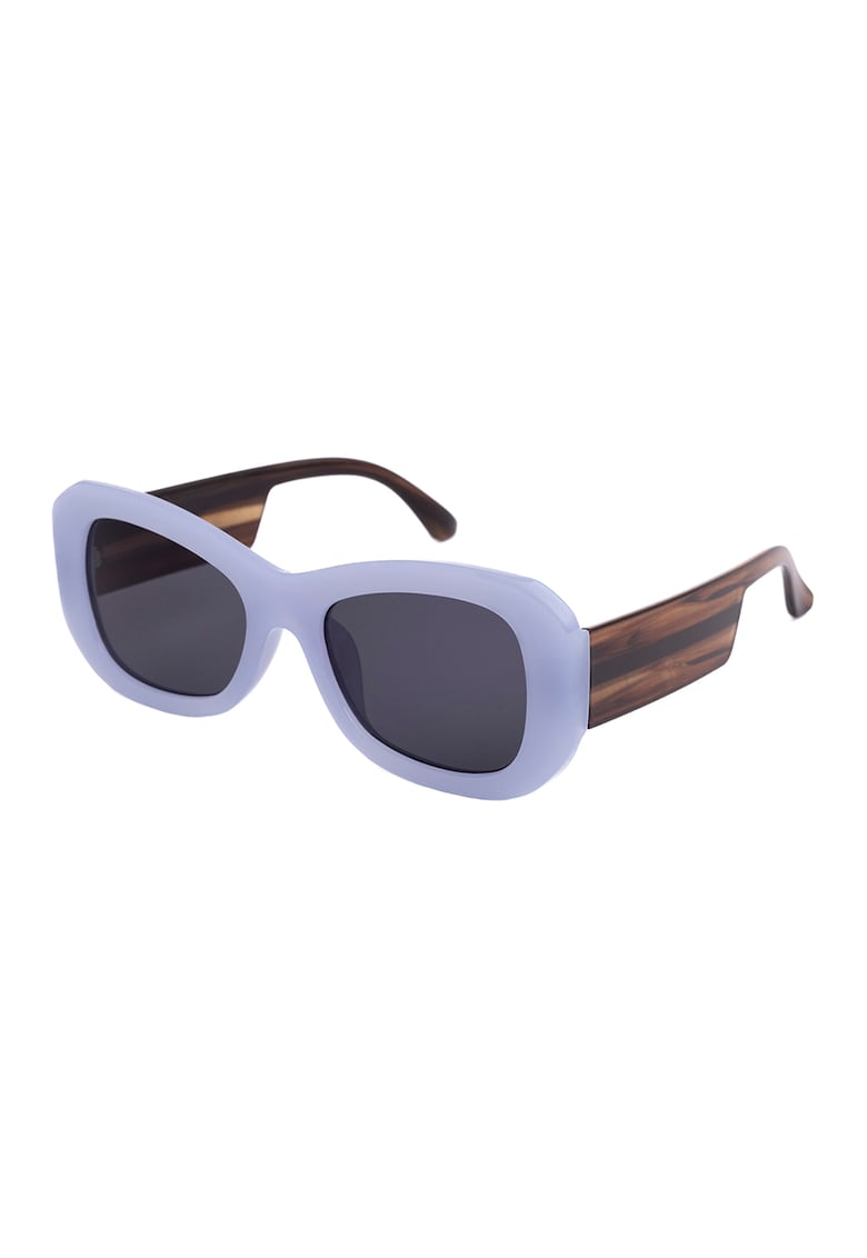 Ochelari de soare patrati Serenity - Maro/Violet deschis