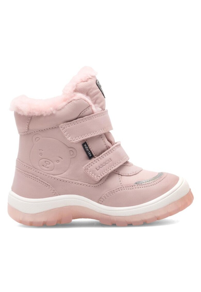 Ghete copii - 41078 -  Piele naturala - Roz