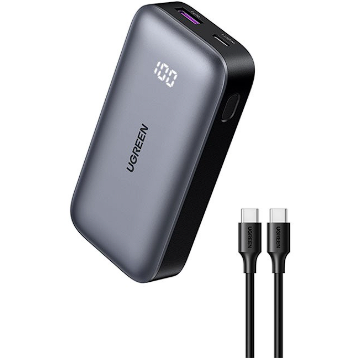 Acumulator Extern Fast Charging    Bidirectional  30W  10000mAh   Negru
