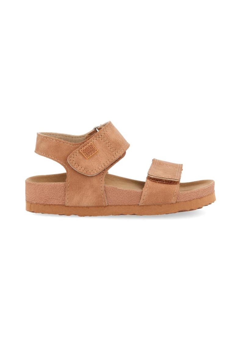Oferte la Sandale de piele ecologica cu velcro Tredegar - Maro nisip