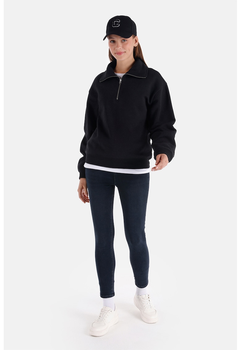 Blugi skinny cu talie inalta 760 Diana - Albastru ultramarin