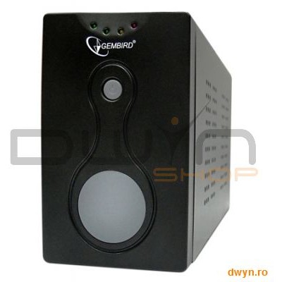 UPS GEMBIRD 850AP - putere 850VA/ 480W,  3 prize 'Out' (1 shuko) + 1 priza 'In', AVR, acumulator 12V
