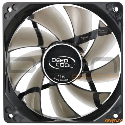 Cooler DeepCool Carcasa, 4 blue LED, Hydro Bearing, dimensiuni 120X120X25mm, Fan Speed 1300 RPM, Max