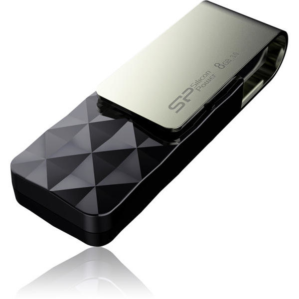 Pendrive Silicon Power 16gb Blaze B30 Usb 3.0, Negru