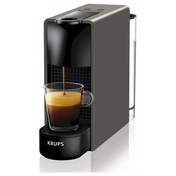 Espressor Nespresso by Krups Essenza Mini XN110B10, 1260W, 19 Bar, 0.6L, Gri, + set capsule degustare