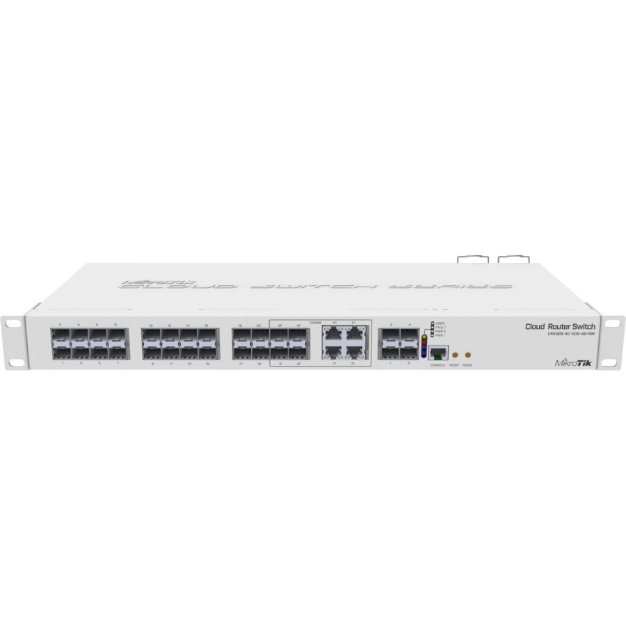MikroTik CRS328-4C-20S-4S+RM 24x SFP /4x RJ45 1G combo, 4x SFP+ 10GbE, Rack 19