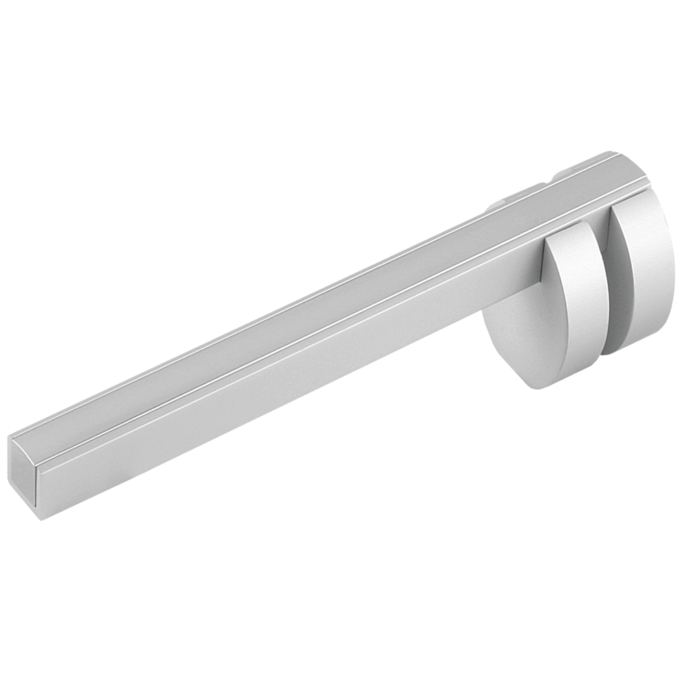 Maner din aluminiu cu terminatii HX6807E-1 16 mm, crom/crom mat