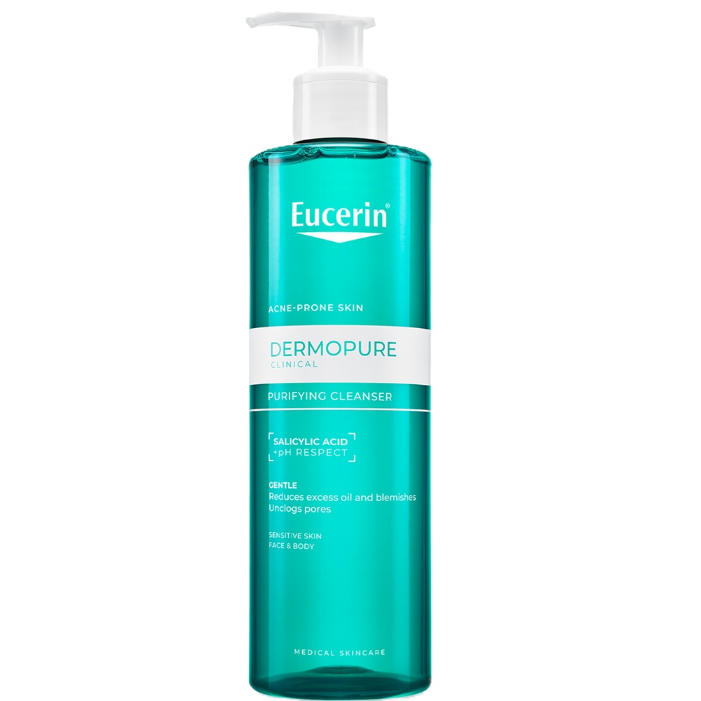 Gel de curatare purifiant cu acid salicilic Dermo Pure, Eucerin (Gramaj: 400 ml)