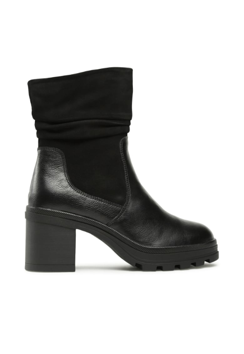 Ghete dama -  303527389 - Negru - Piele intoarsa - Negru