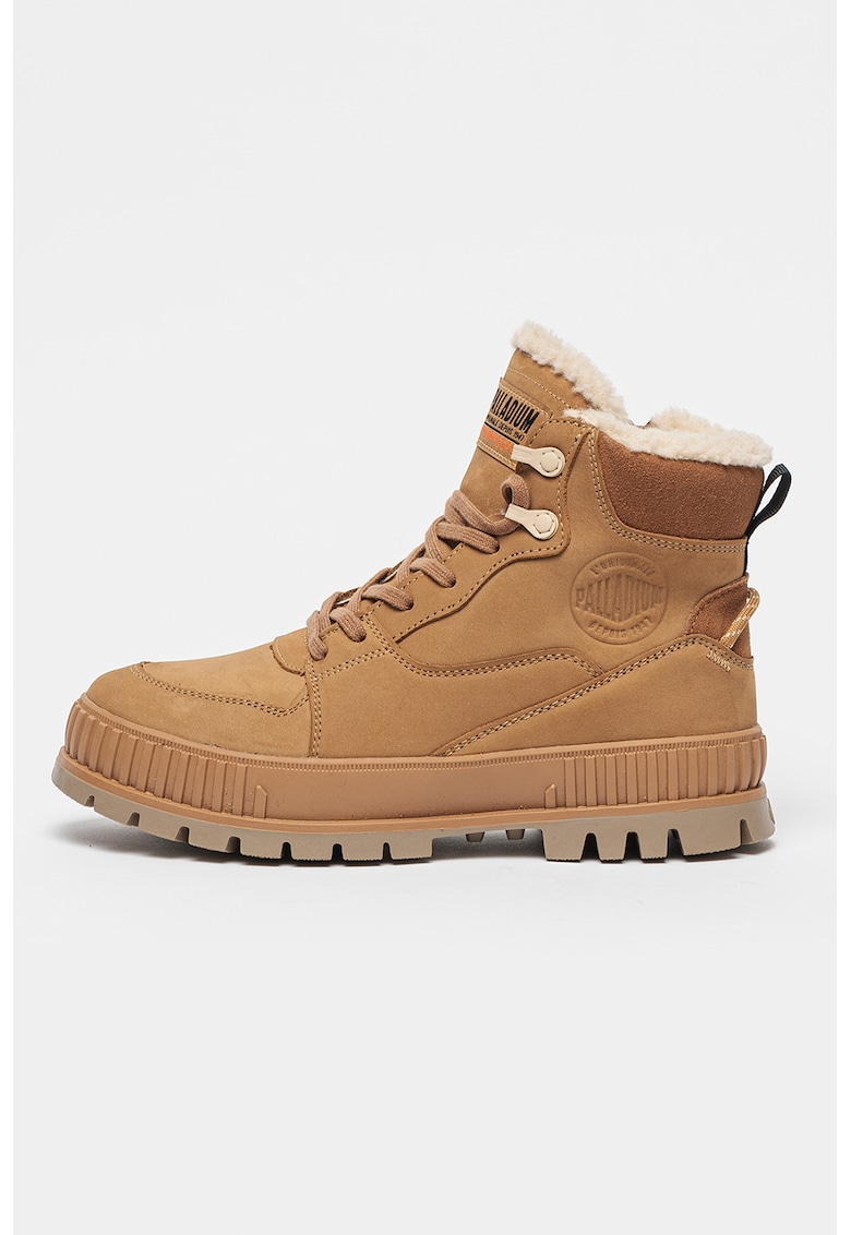Ghete de piele Pallashock - Caramel