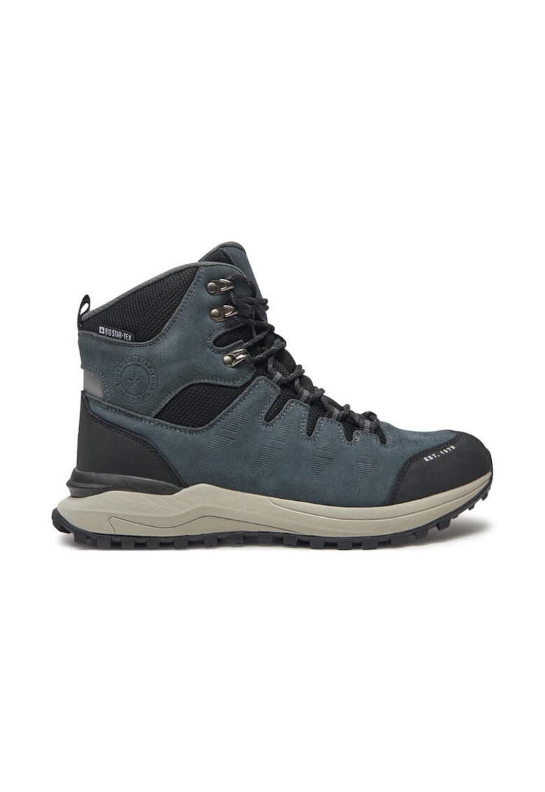 Ghete barbati -  71356 - Piele naturala - Gri