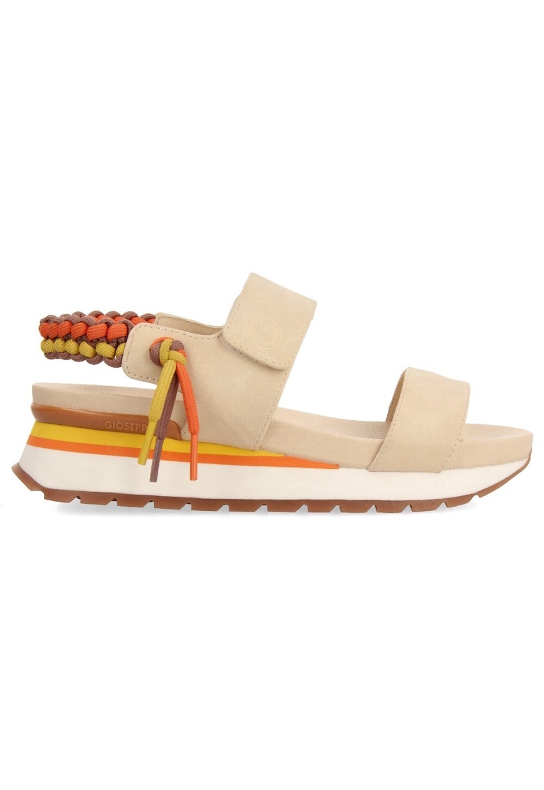 Sandale slingback uni - Galben/Portocaliu/Bej