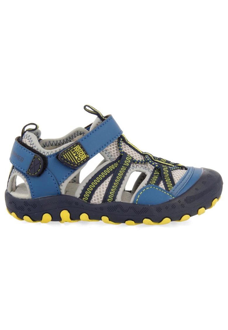 Sandale cu aspect contrastant ANSTEAD 27695 - Gri/Albastru