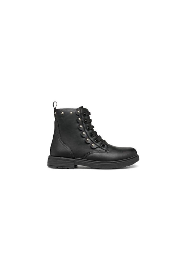 Ghete dama  305025777 - Piele ecologica - Negru - Negru