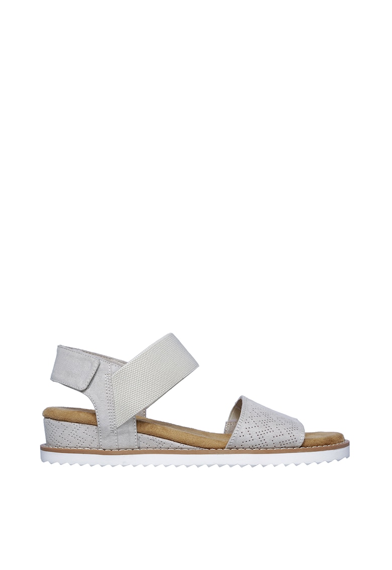 Sandale wedge cu velcro Desert Kiss