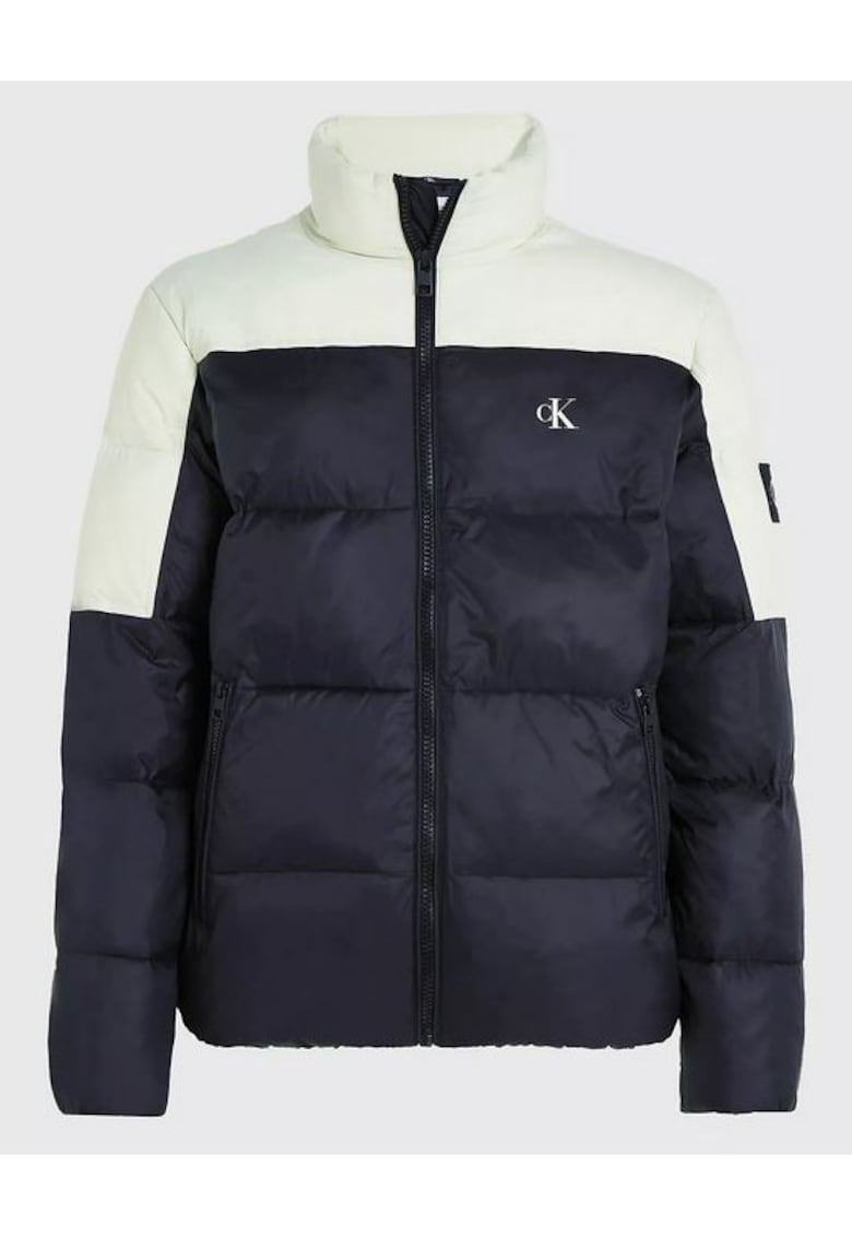 Geaca Calvin Klein cu guler mediu -