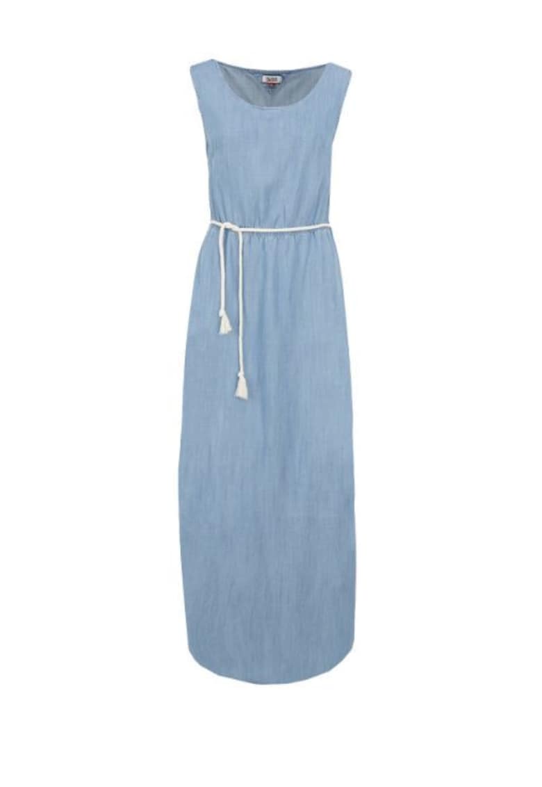 Rochie lunga drapata -