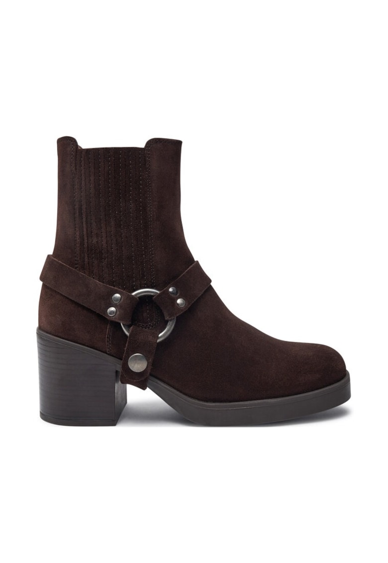 Botine Jelani Bs Maro -  Piele naturala