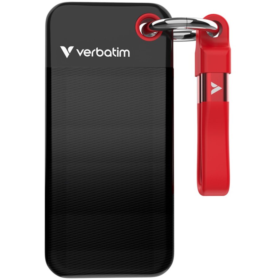 SSD Extern Pocket 1TB USB-C Black Red