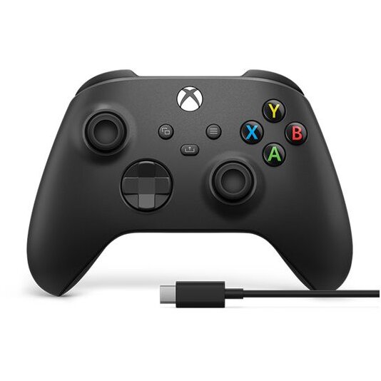 Oferte la Controller Xbox Series X Wireless Compatibil cu Xbox Series X / S / Xbox One Cablu USB-C Negru