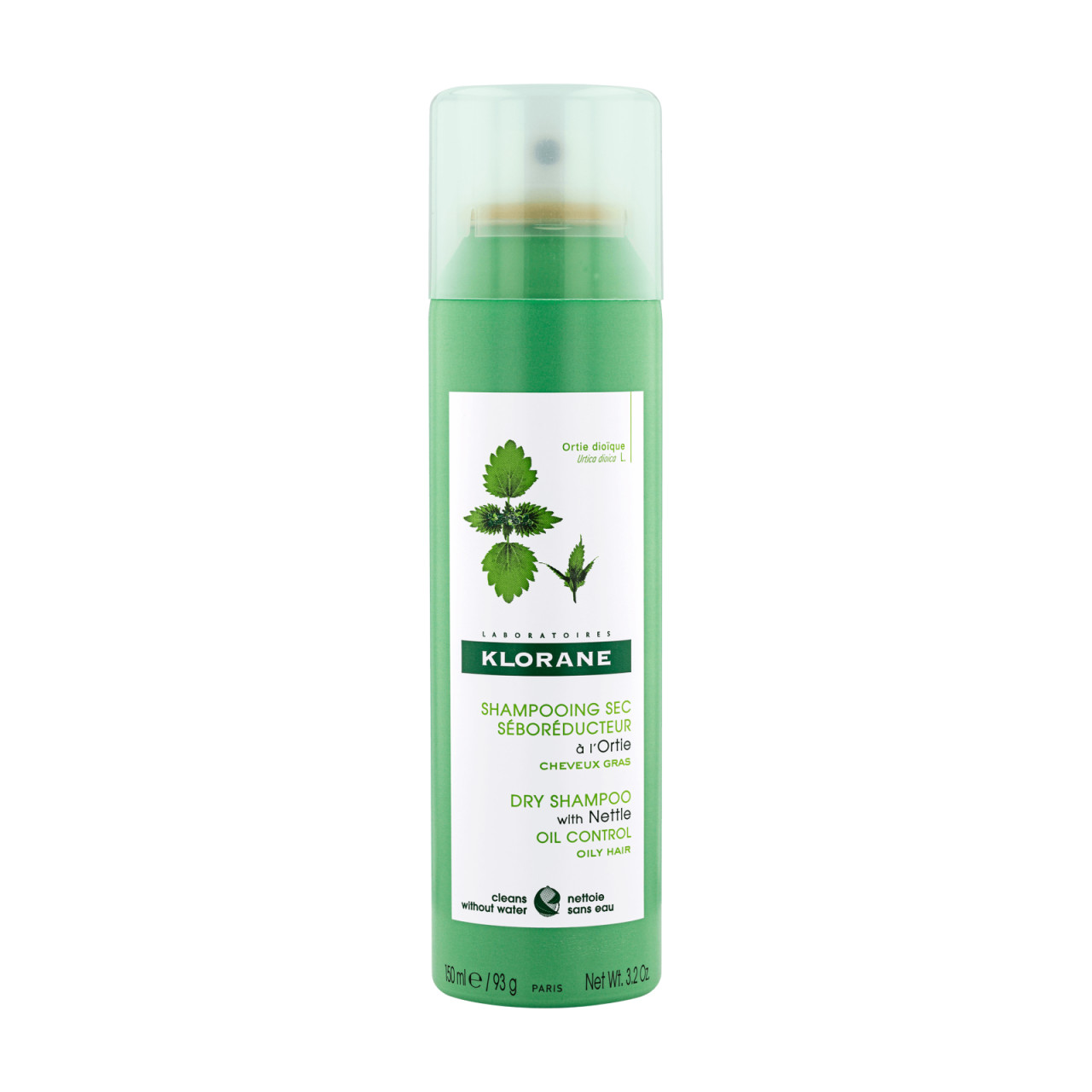 Șampon uscat cu extract de urzica, Klorane (Concentratie: Sampon, Gramaj: 150 ml)
