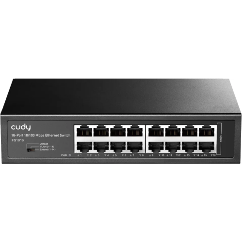 Switch 16 porturi Black