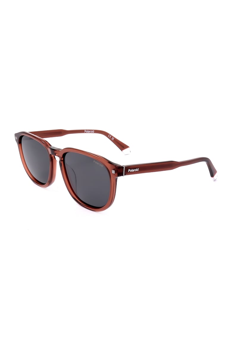 Oferte la Ochelari de soare cu lentile polarizate si logo - Maro cognac
