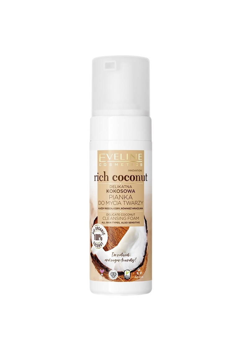 Oferte la Spuma de curatare pentru fata -  Rich Coconut - 150 ml