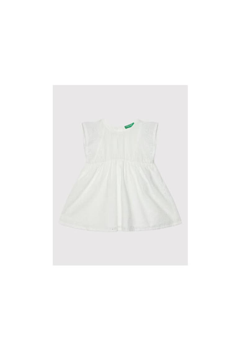 Rochie fete -  300132937 - Bumbac - Alb - Alb