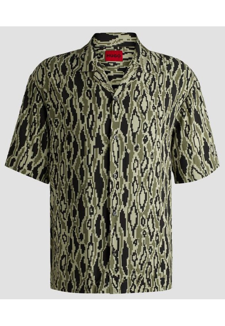 Camasa barbati  Espino - regular - verde - 100% viscoza