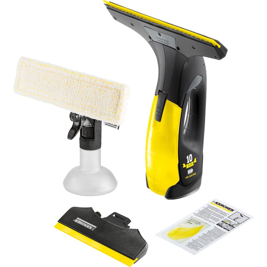 Aspirator Pentru Geamuri WV 2 Premium 10 Years Editio 0.1l 600g Afisaj LED 220-240V Negru/Galben